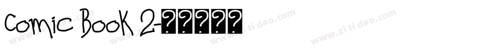 Comic Book 2字体转换